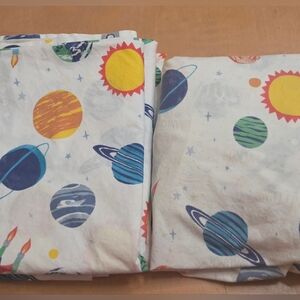Pottery Barn Kids Solar System Twin Sheet Set